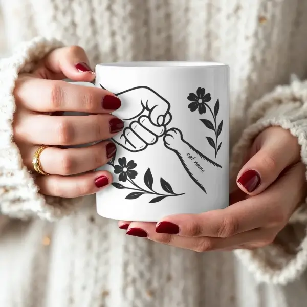 Cat Dad Mug - Unique Personalized Gift for Cat‑Loving Dads